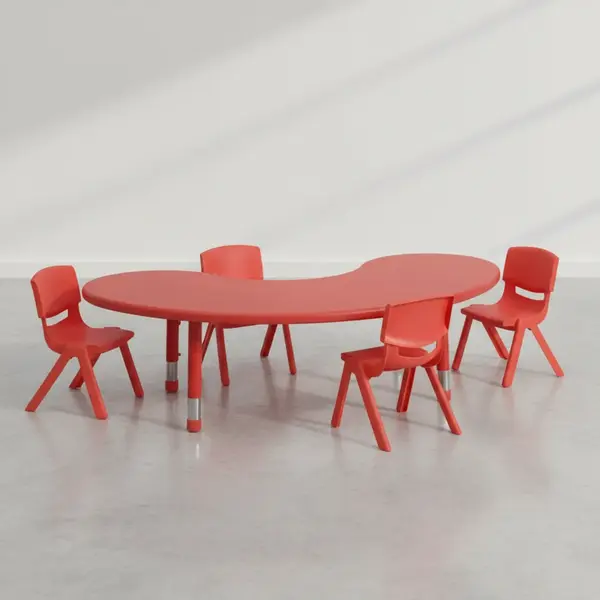 Flash Furniture YU-YCX-0043-2-MOON-TBL-RED-E-GG