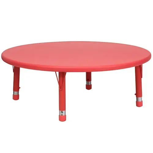 Flash Furniture YU-YCX-005-2-ROUND-TBL-RED-GG