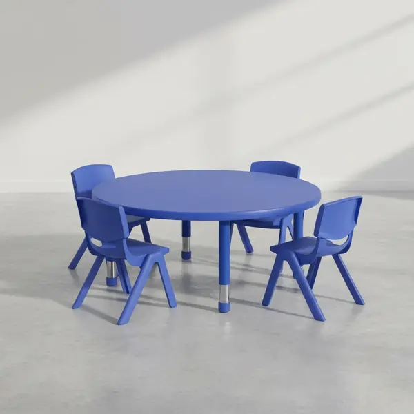 Flash Furniture YU-YCX-0053-2-ROUND-TBL-BLUE-E-GG