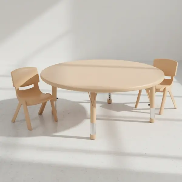 Flash Furniture YU-YCX-0053-2-ROUND-TBL-NAT-R-GG