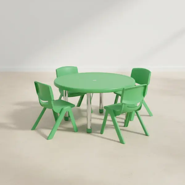 Flash Furniture YU-YCX-0073-2-ROUND-TBL-GREEN-E-GG