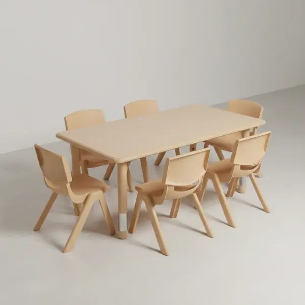 Flash Furniture YU-YCY-060-0036-RECT-TBL-NAT-GG