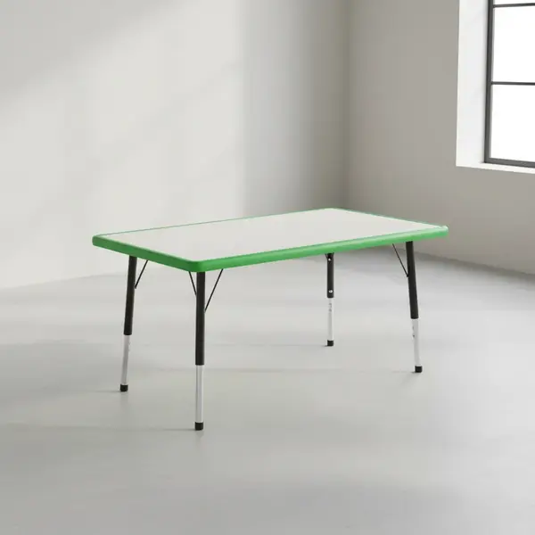 Flash Furniture YU-YCY-060-RECT-TBL-GREEN-GG