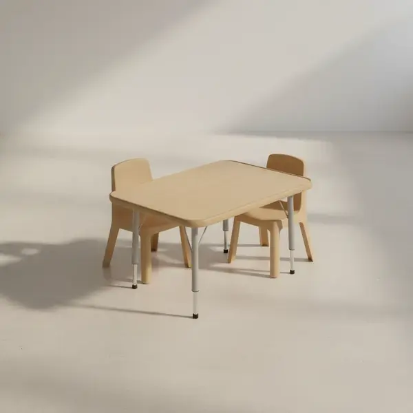 Flash Furniture YU-YCY-098-0032-RECT-TBL-NAT-GG