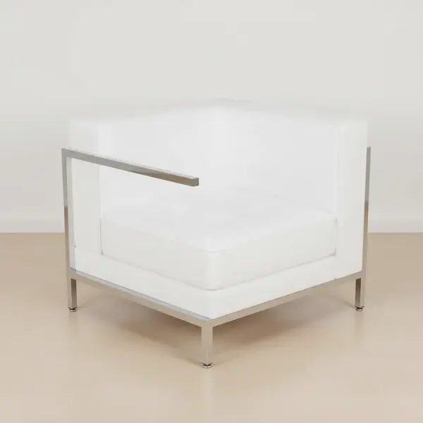 Flash Furniture ZB-IMAG-RIGHT-CORNER-WH-GG