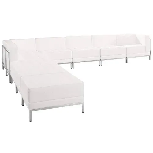Flash Furniture ZB-IMAG-SECT-SET11-WH-GG