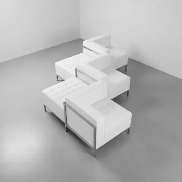 Flash Furniture ZB-IMAG-SET5-WH-GG