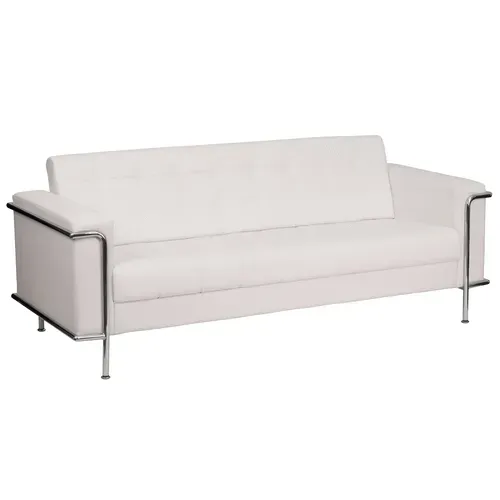Flash Furniture ZB-LESLEY-8090-SOFA-WH-GG