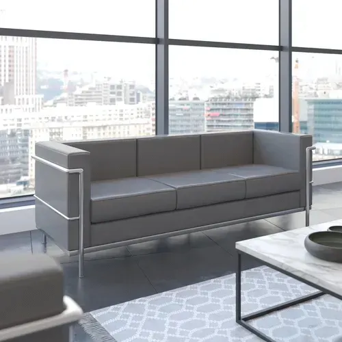 Flash Furniture ZB-REGAL-810-3-SOFA-GY-GG