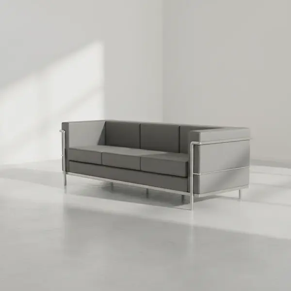 Flash Furniture ZB-REGAL-810-3-SOFA-GY-GG