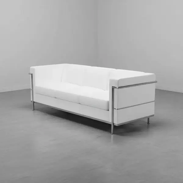 Flash Furniture ZB-REGAL-810-3-SOFA-WH-GG