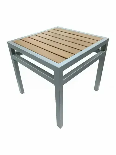 Florida Seating AL-5602 END TABLE SILVER