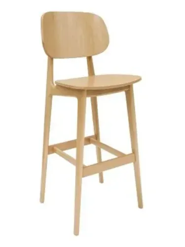 Florida Seating FLS-22B NATURAL- UPH SEA-WOOD BACK GR1