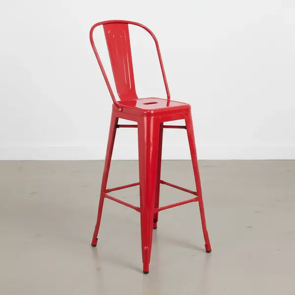 Florida Seating IND BARSTOOL RED