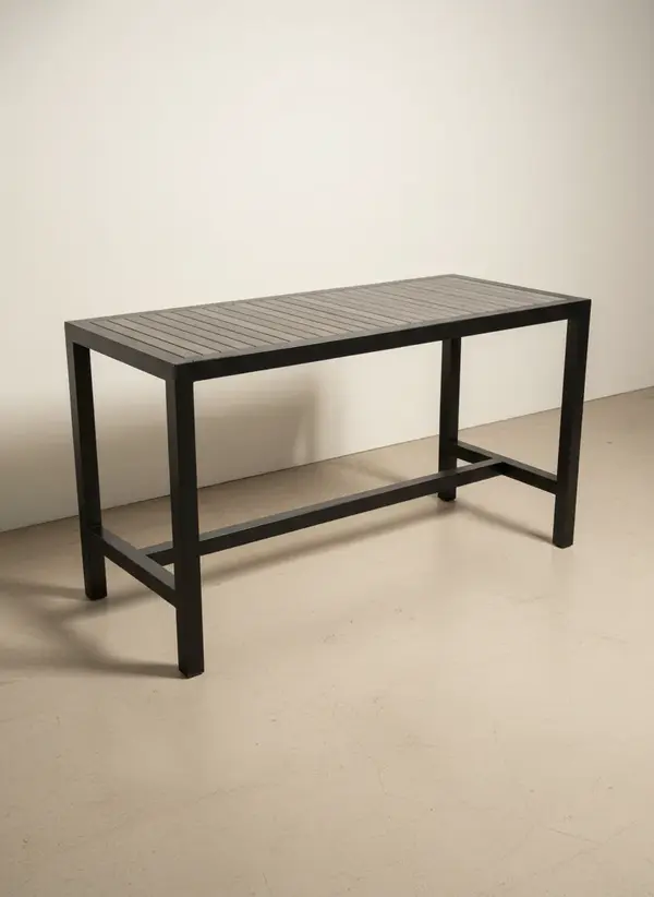 Florida Seating TEAK INLAY 36X70 BH BLK-GRAY TFT