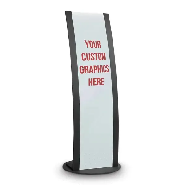 Forbes Industries 2765 Curved Floor Sign - Custom Printed