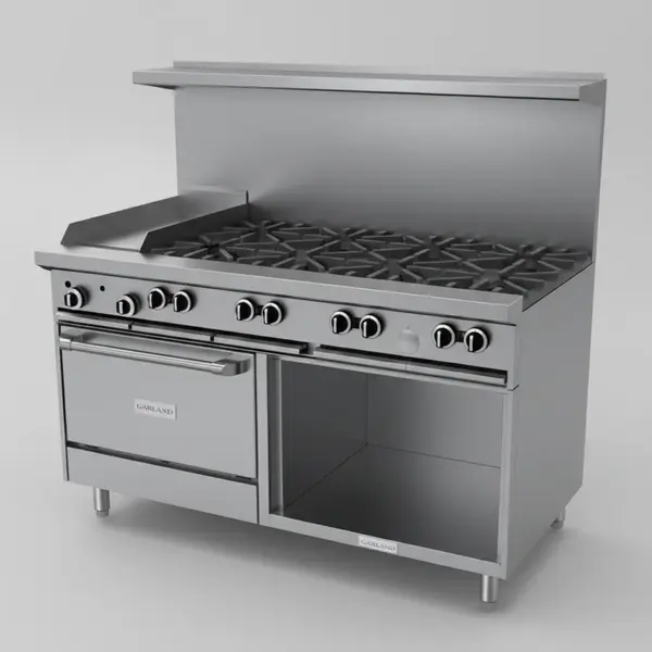 Garland US Range Garland/US Range G60-8G12RS 60" Gas Range with 8 Burners and Griddle