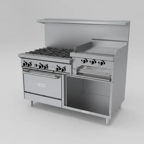 Garland US Range Garland/US Range GFE60-6R24RS 60" Restaurant Gas Range with Griddle and Oven