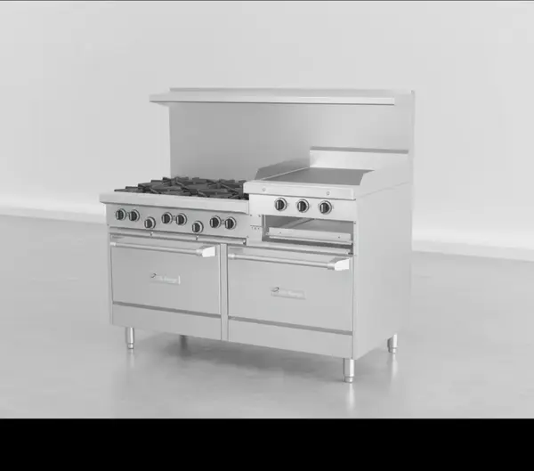 Garland US Range Garland/US Range U60-6R24SS Gas Range with Griddle & Storage