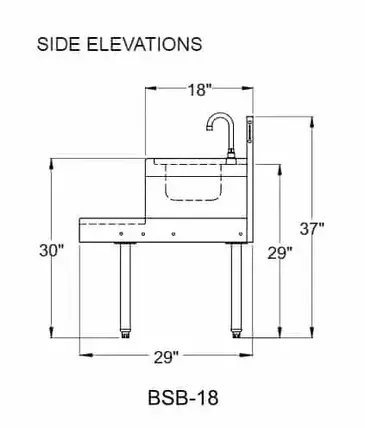 Glastender BSB-18
