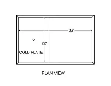 Glastender C-IB-38X24-CP10