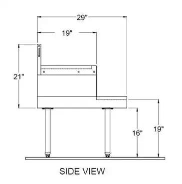 Glastender DBSB-14
