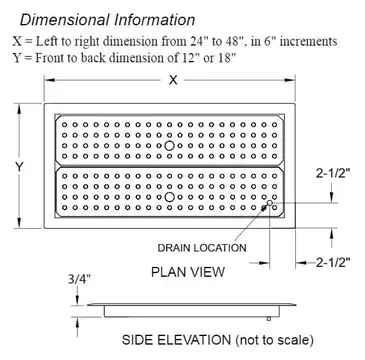 Glastender DI-DP18X30