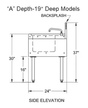 Glastender FSB-48-S