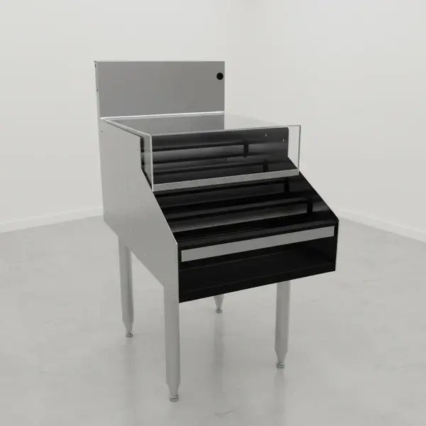 Glastender LDA-18D Underbar Liquor Bottle Display Unit