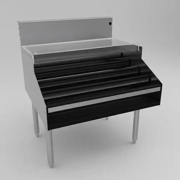 Glastender LDA-30D Underbar Liquor Bottle Display Unit