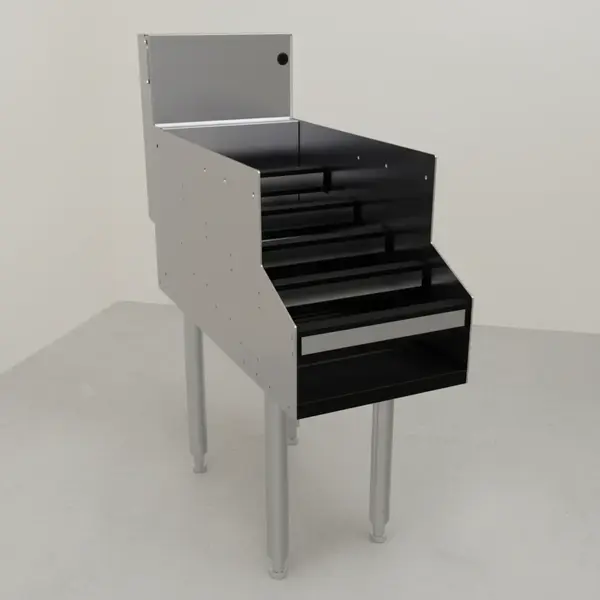 Glastender LDB-12S Underbar Liquor Bottle Display Unit