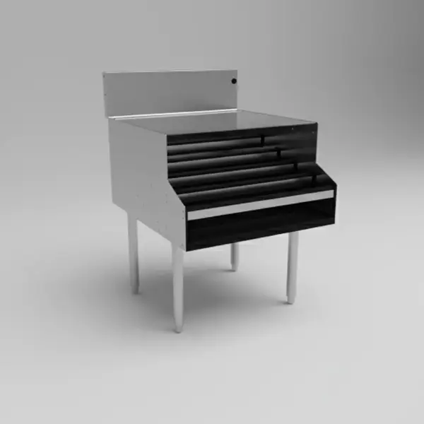 Glastender LDB-24S Underbar Liquor Bottle Display Unit