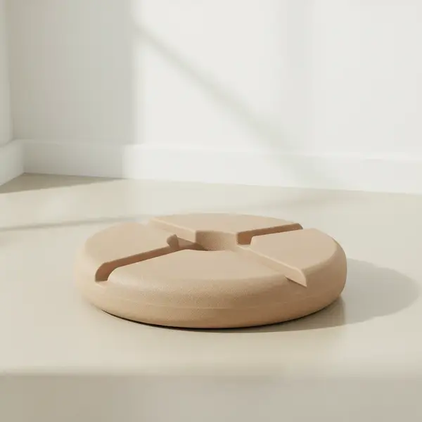 Grosfillex US106666 Table Umbrella Base Ring - Sandstone