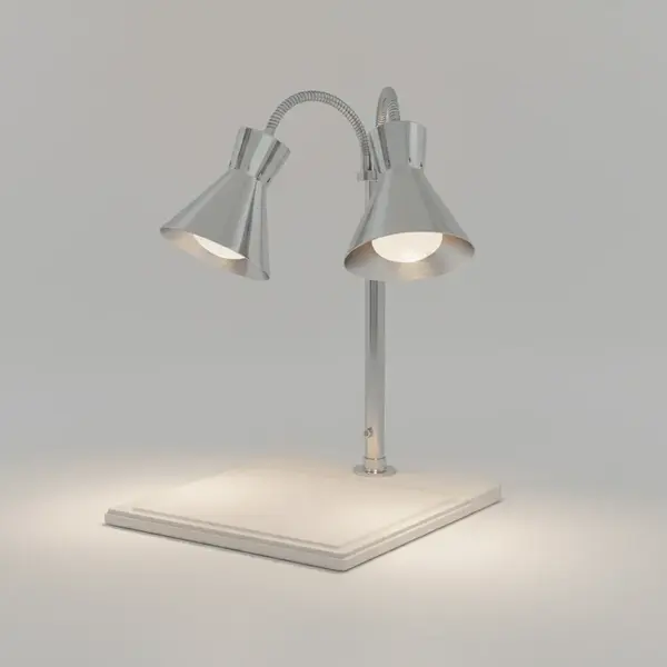 Hanson DLM-300-WB-ST Heat Lamp with Dual Bulbs