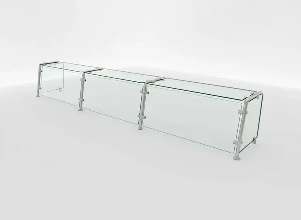 Hatco EP21-13215 Sneeze Guard - Stationary Food Shield