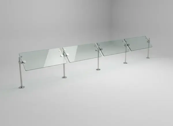 Hatco ORBIT360-132 Sneeze Guard, Stationary