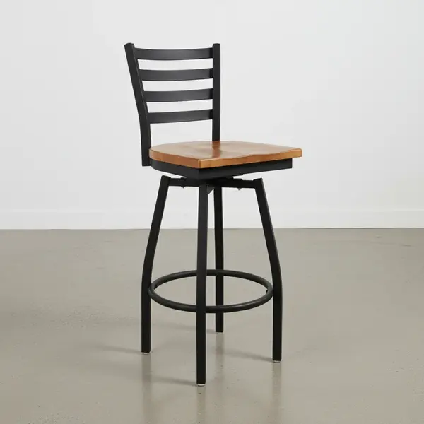 JMC Furniture BOGGS CLEAR COAT BARSTOOL WOOD