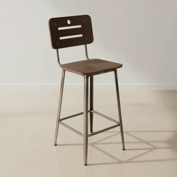 JMC Furniture EAGLE SERIES CLEAR COAT BARSTOOL WOOD