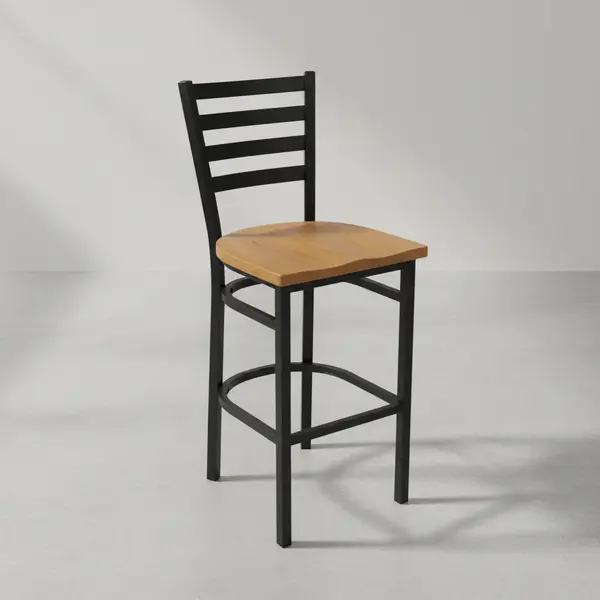 JMC Furniture WHITE HORSE BARSTOOL WOOD