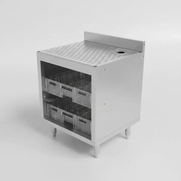 John Boos UBGR-2124 Underbar Glass Rack Storage Unit