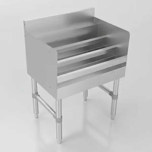 John Boos UBLD-1812 Underbar Bottle Storage Display Unit