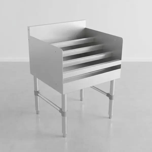 John Boos UBLD-2112 Underbar Bottle Storage Display Unit