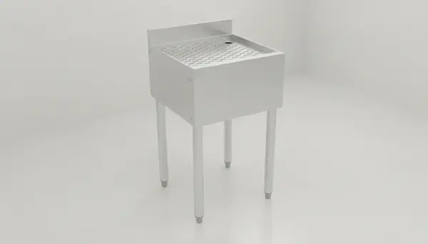 Krowne Metal 18-GS18 Underbar Drainboard, 180"W x 18.50"D