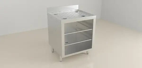 Krowne Metal 18-GSB1 Standard 1800 Series Glass Rack Storage Cabinet