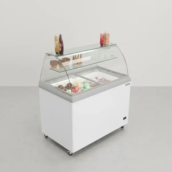 Maxx Cold MXDC-12 X-Series Self-Contained Ice Cream Dipping Cabinet