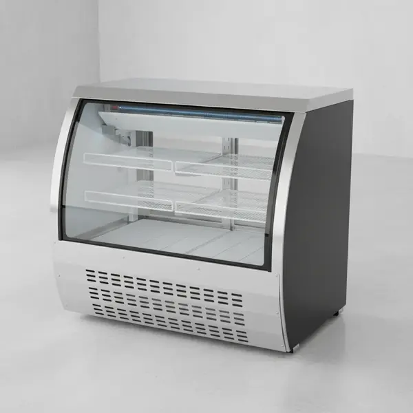 Norpole Inc. NPDC-48B Curved Glass Deli Display Case