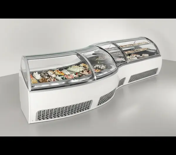 Oscartek CORA GA30 Cora 2 Curved Gelato/Ice Cream Display