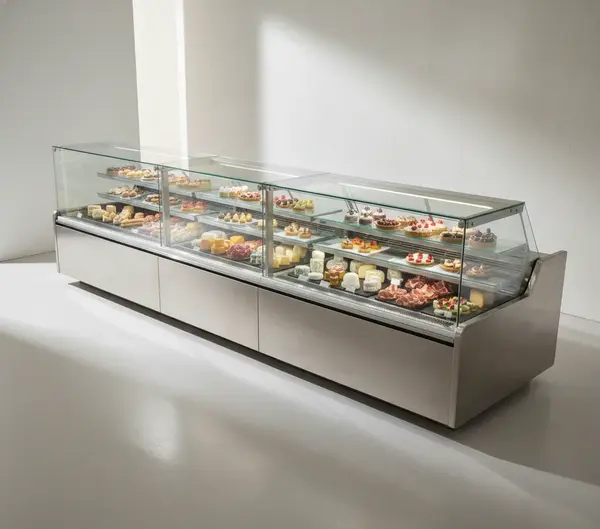 Oscartek DIAMOND 2 DPA30 Diamond Curved Deli/Pastry Showcase