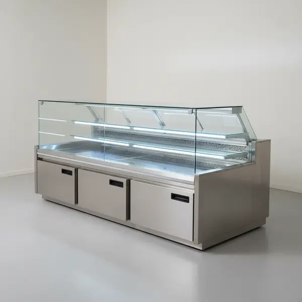 Oscartek DIAMOND 2 DPD1610 Deli/Pastry Showcase with 2 Drawers