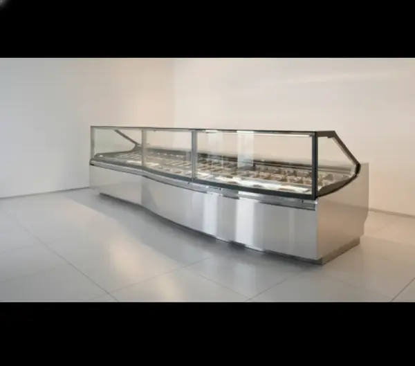 Oscartek DIAMOND 2 GC30 Curved Gelato/Ice Cream Showcase